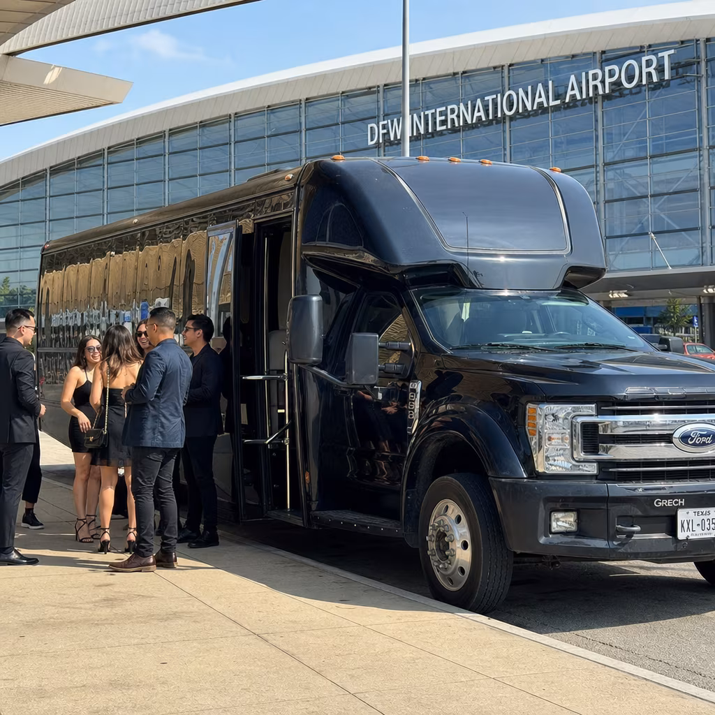 Rent a Bus to DFW International Airport (DFW)