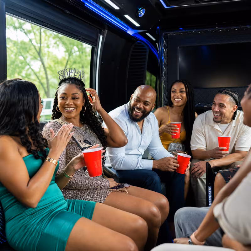Dallas Birthday Transportation fleet vehicle
