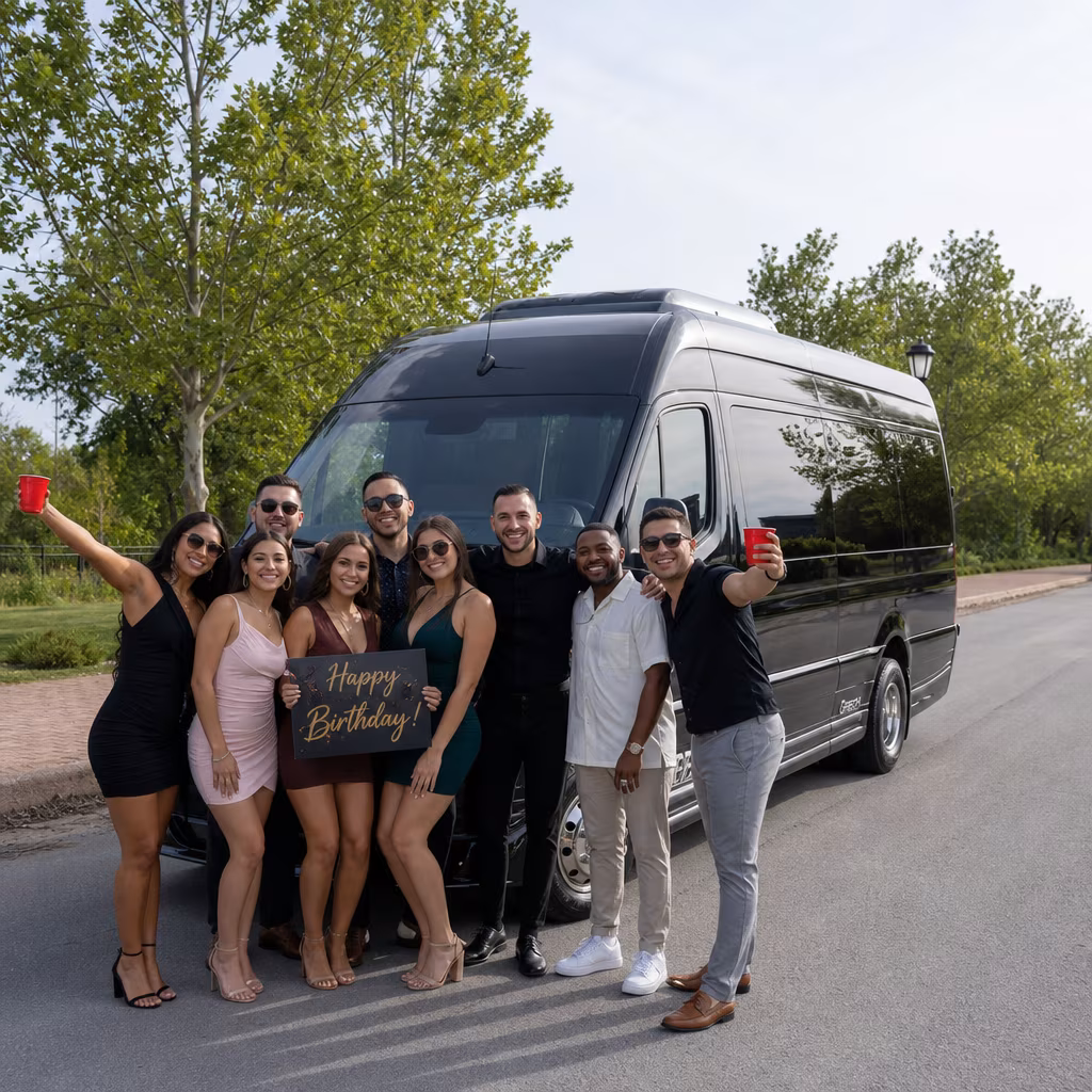 Birthday party bus