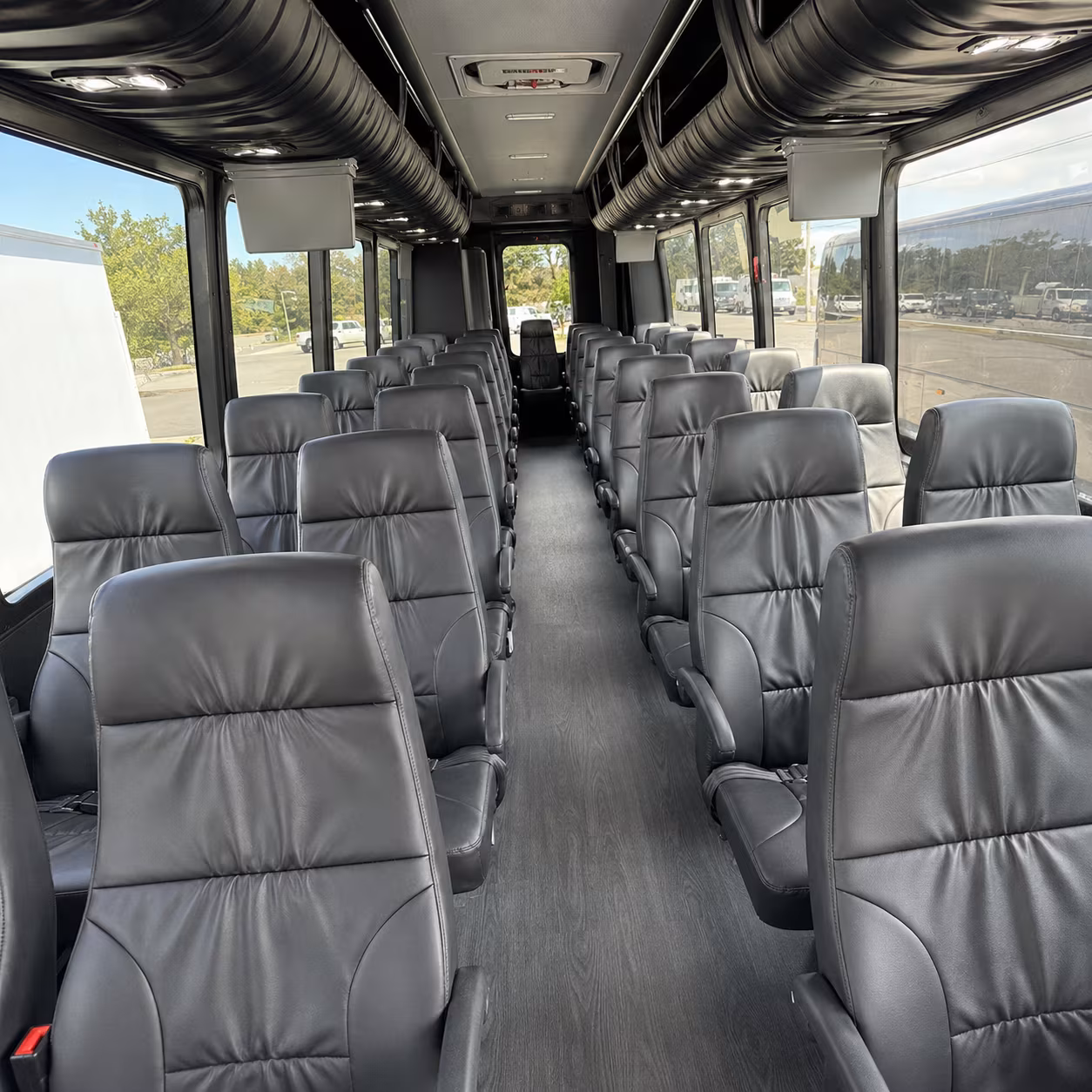 Dallas Airport Shuttle & Transportation party bus exterior