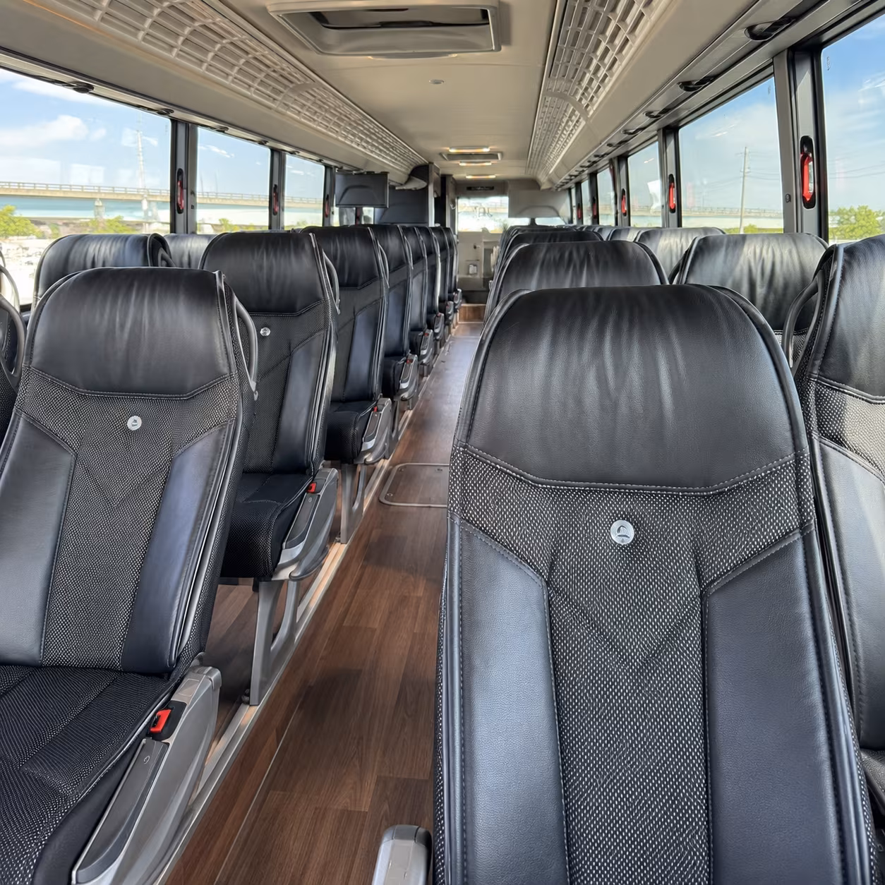 Dallas Airport Shuttle & Transportation party bus exterior