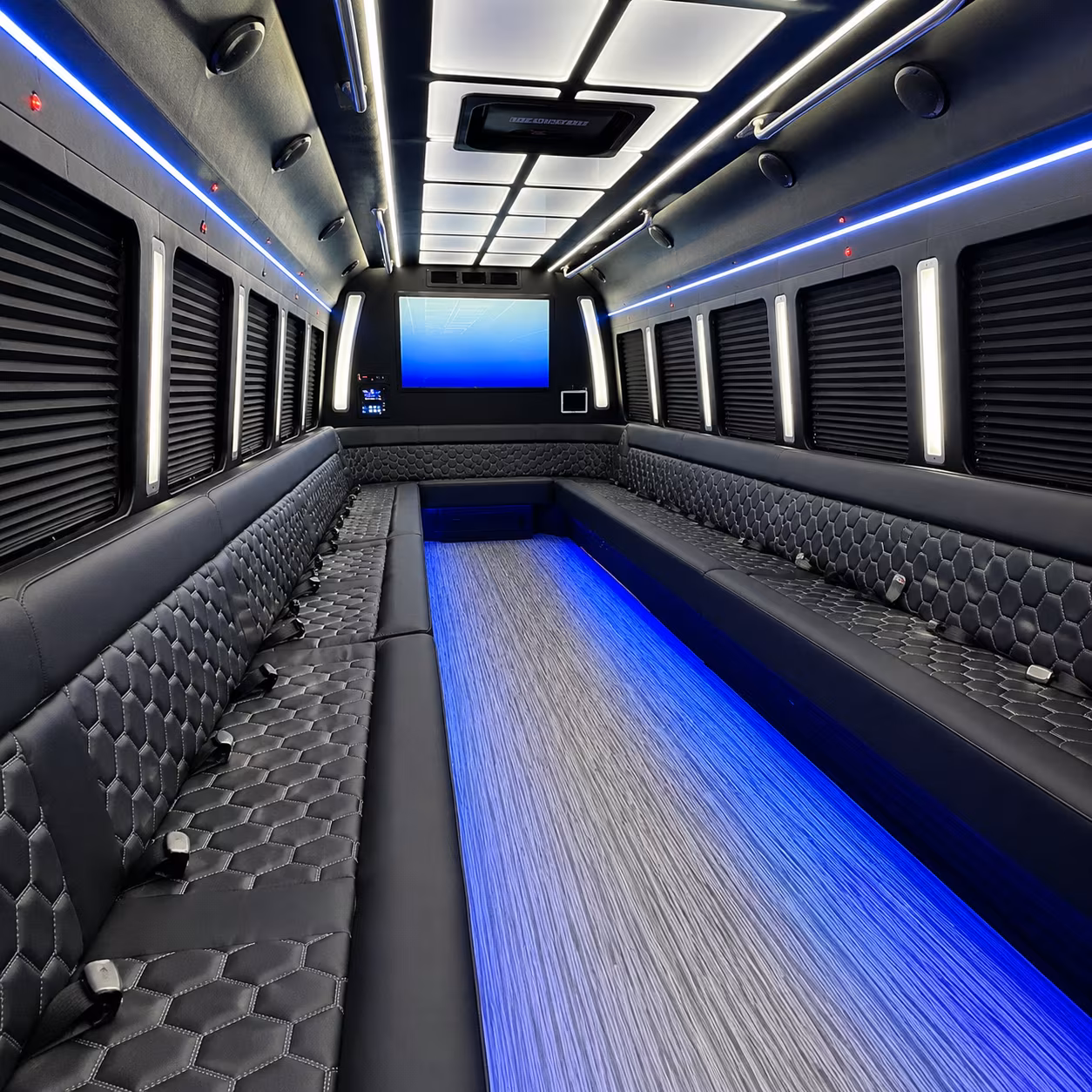 Dallas Bachelor & Bachelorette Transportation party bus exterior
