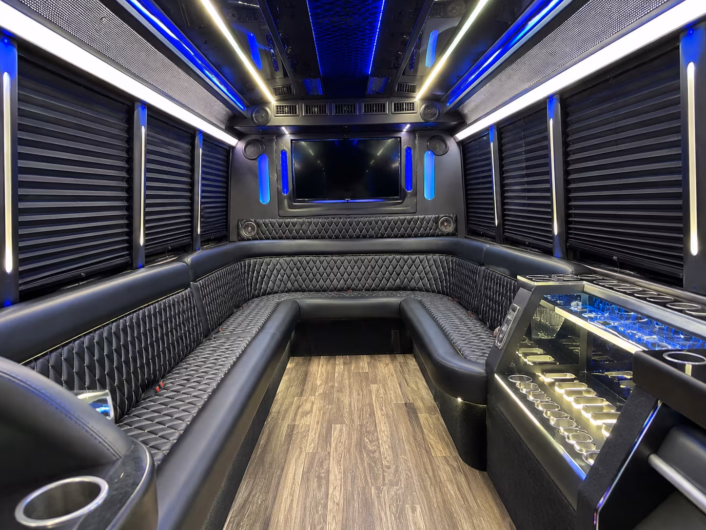 Dallas Concert & Music Festival Transportation party bus exterior