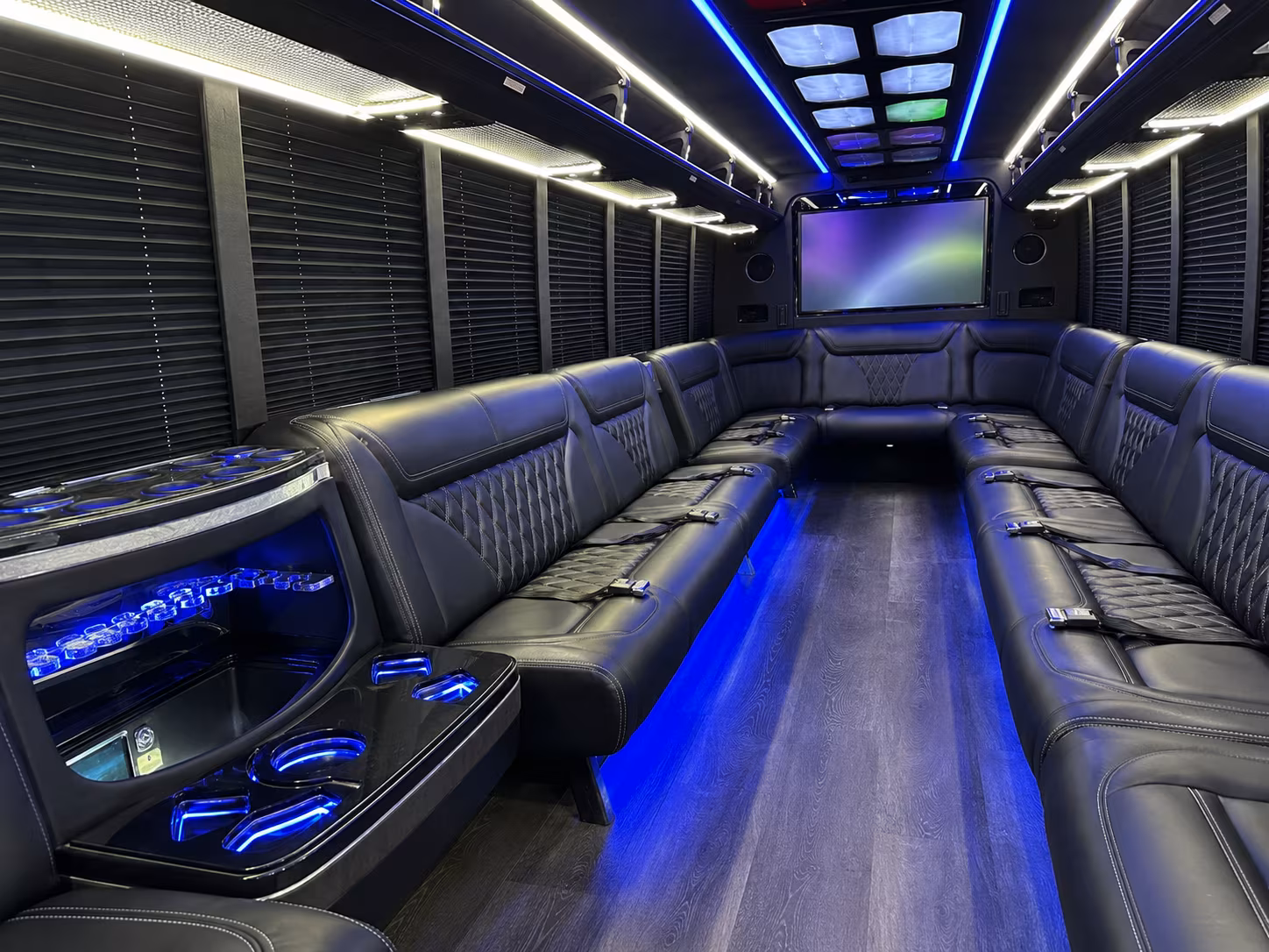 Dallas Concert & Music Festival Transportation party bus exterior