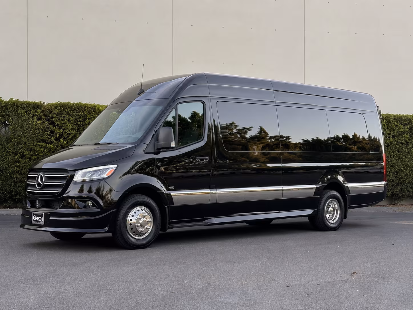 Dallas Corporate Transportation party bus exterior