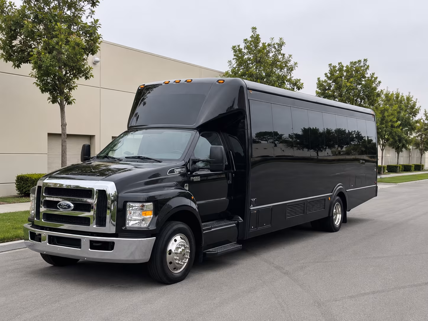 Dallas Prom & Homecoming Transportation party bus exterior