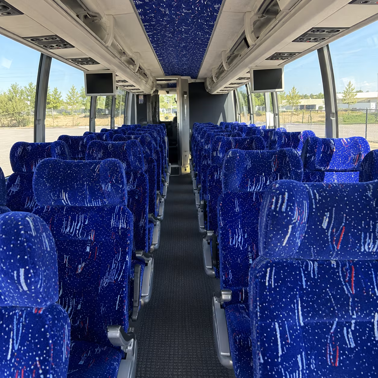 Dallas School Event Transportation party bus exterior