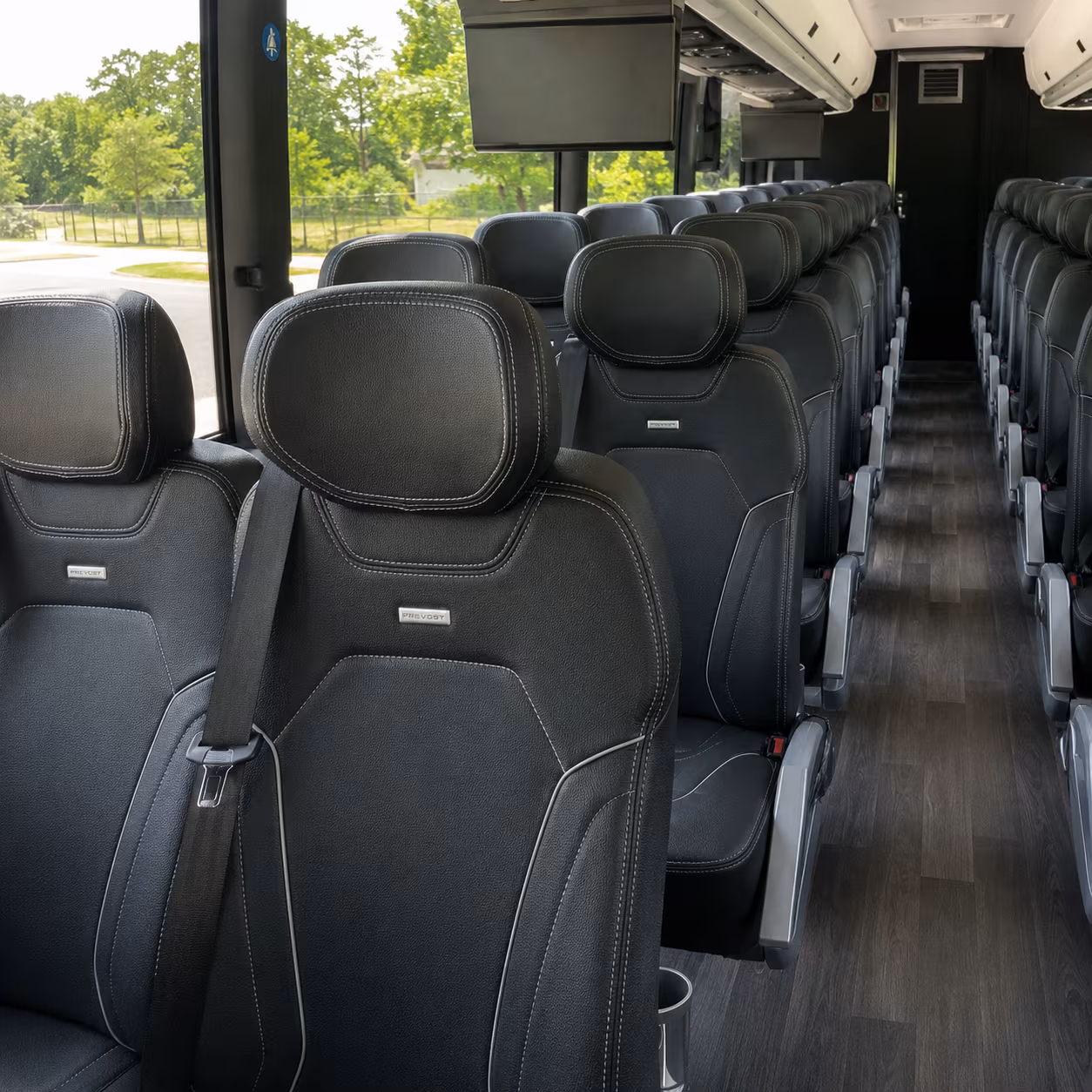Dallas School Event Transportation onboard seating