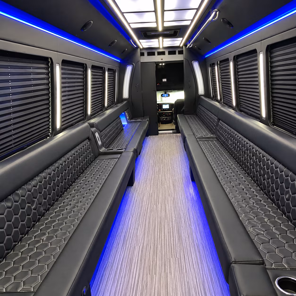 Dallas Sporting Event Transportation party bus exterior