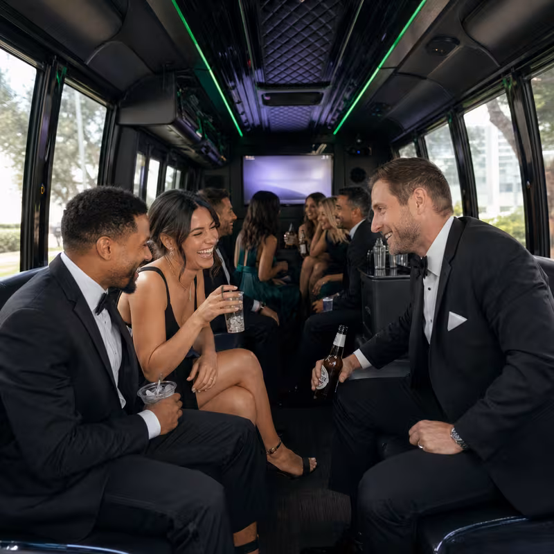 Dallas Prom & Homecoming Transportation fleet vehicle