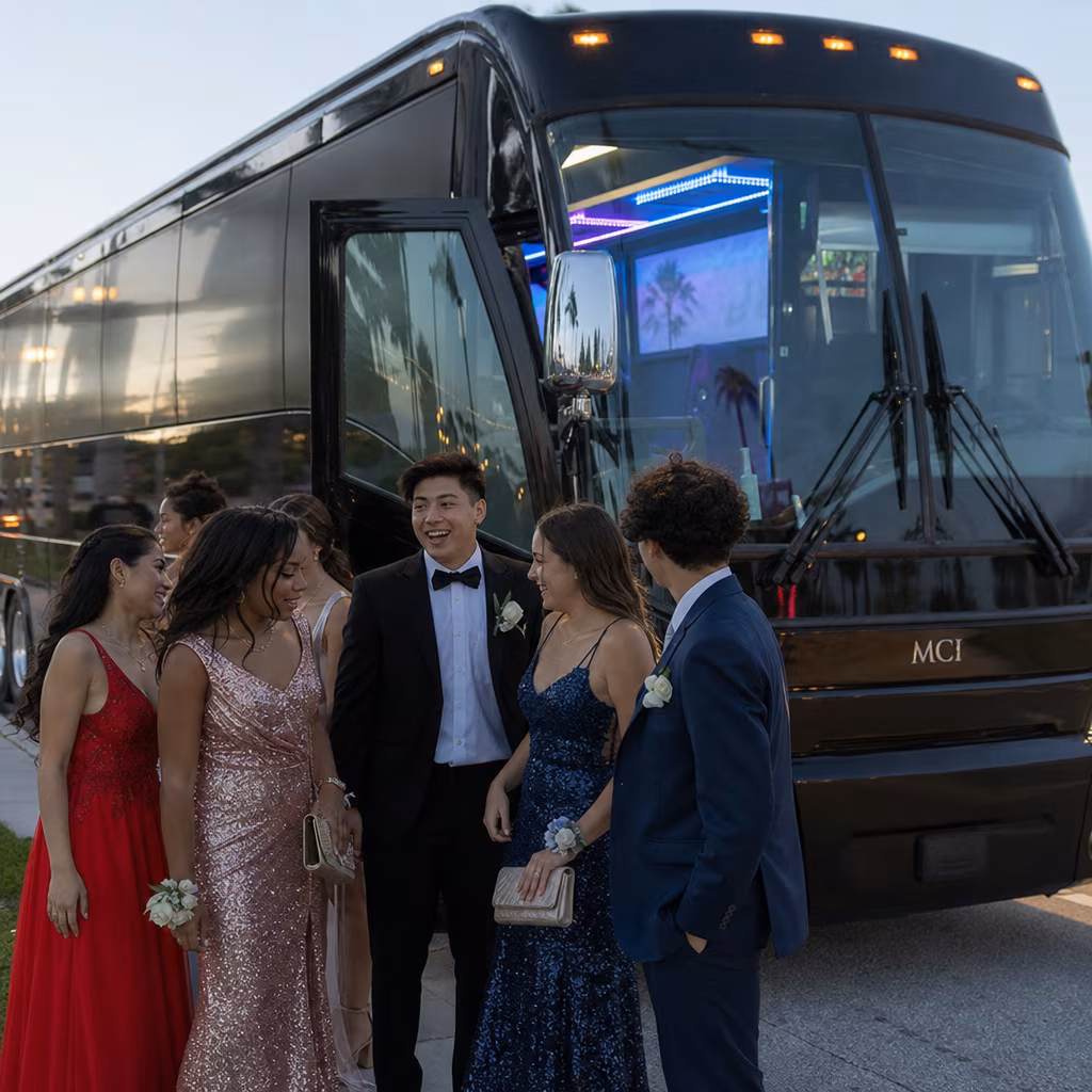 Dallas Prom Party Bus Rental
