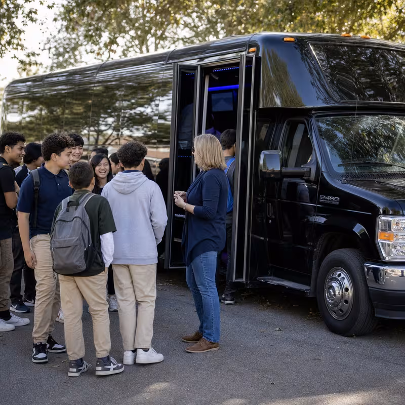 Dallas School Transportation fleet vehicle