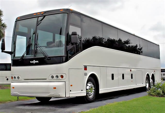 35 passenger charter bus rental Lancaster