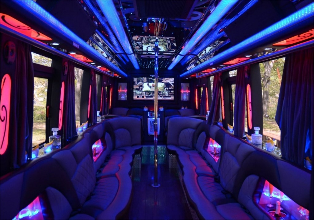 party buses for rent garland